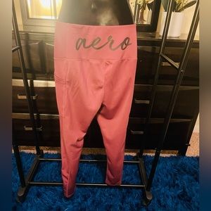 Medium Aero Workout Purple Leggings